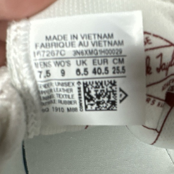 Converse Pro Leather “Through the Decades” 1980’s Pack Women’s Sz 9/Men’s Sz 7.5 - Picture 7 of 8